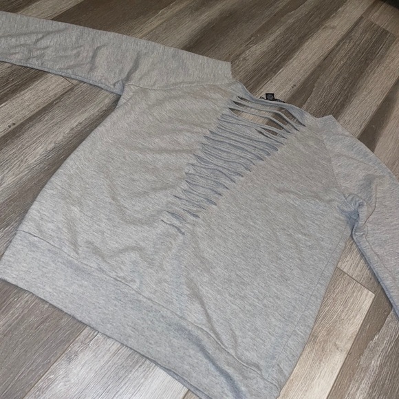 DISTRESSED Y2K UK FLAG SWEATSHIRT - Picture 2 of 3